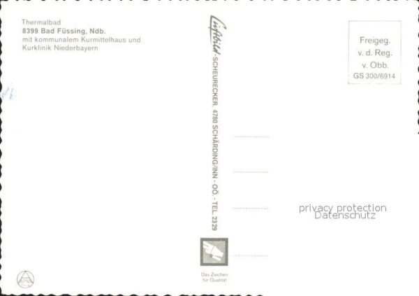Bad Fuessing Kurzentrum Kurmittelhaus Kurklinik Nied – Bild 2