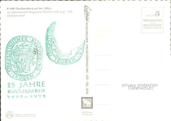 Reichersberg Inn Augustiner Chorherrnstift Fliegeraufnah – Bild 2