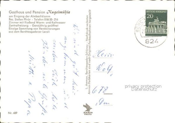 Marktschellenberg Gasthaus-Pension Kugelmühle – Bild 2