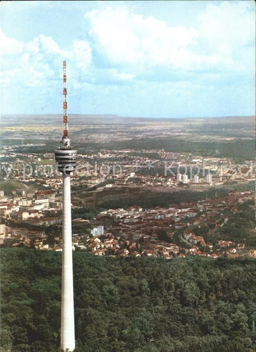 Stuttgart Fernsehturm Fliegeraufnahme