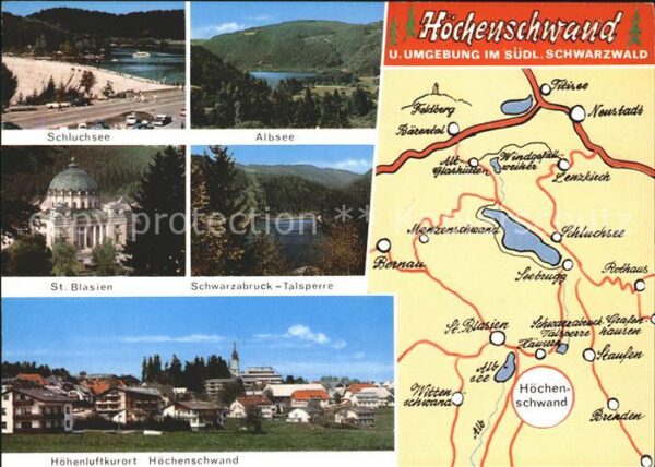 Hoechenschwand Schluchsee St. Blasien Schwarzabruck-Ta