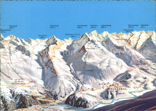 Obergurgl Soelden Tirol Untergurgl Ferwalljoch Hochgurgl Hohe M