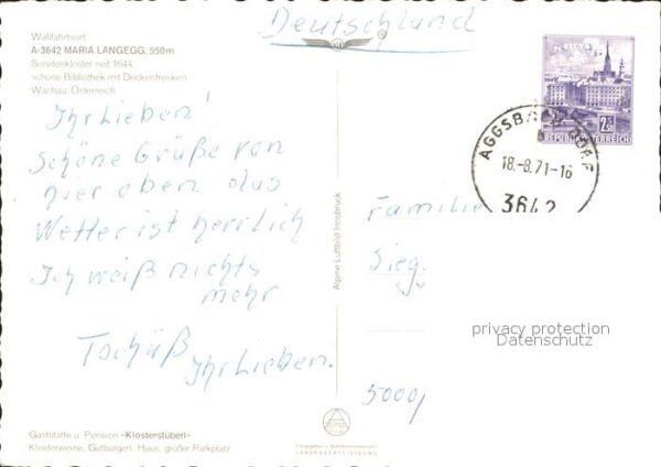 Maria Langegg Servitenkloster Fliegeraufnahme – Bild 2