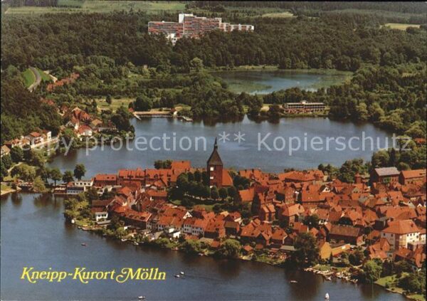 Moelln Lauenburg Fliegeraufnahme