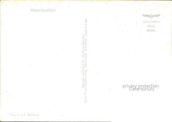 Westerland Sylt Fliegeraufnahme – Bild 2