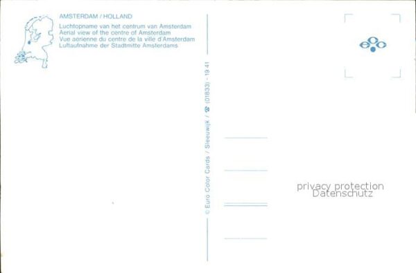 Amsterdam Niederlande Fliegeraufnahme – Bild 2