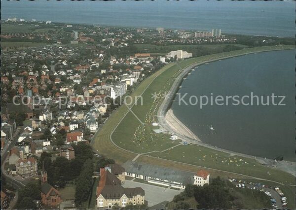 Cuxhaven Nordseebad Grimmershörnbucht Fliegeraufnahme