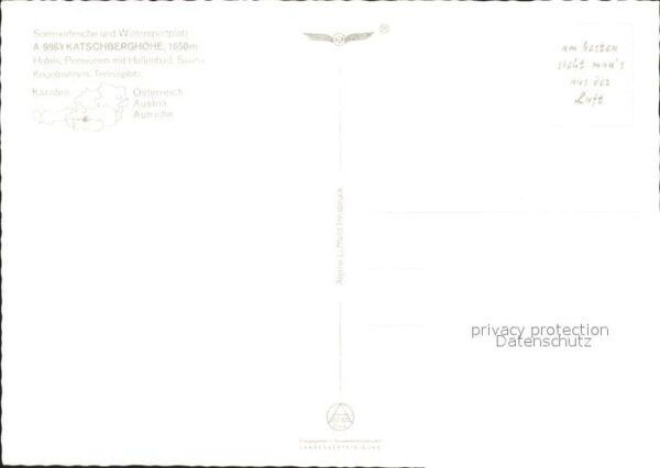 Katschberghoehe Fliegeraufnahme – Bild 2