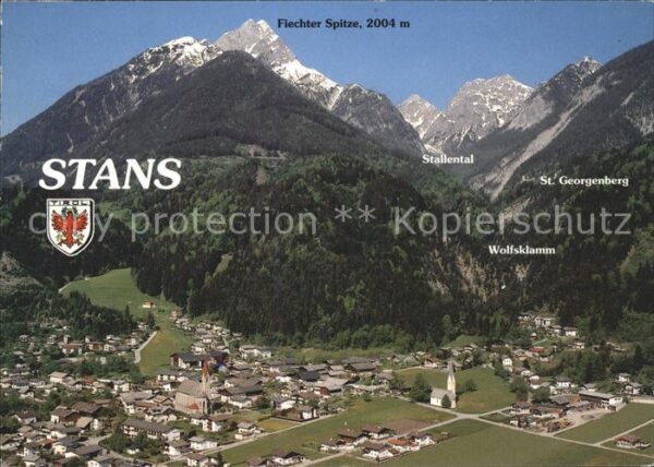 Stans Tirol Langlauf-Loipe Tennishalle Fliegeraufna
