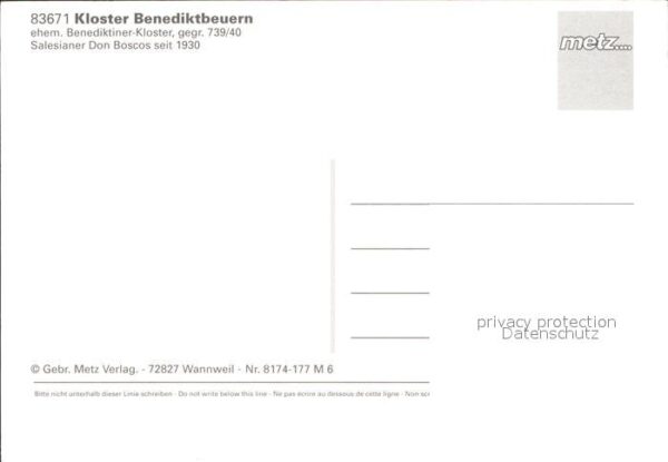 Benediktbeuern Kloster Benediktbeuern Salesianer Don B – Bild 2