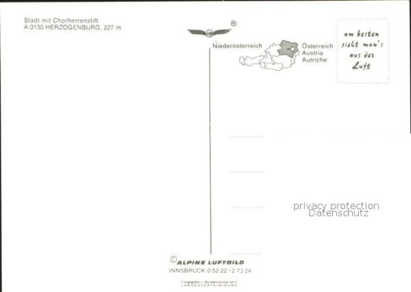 Herzogenburg Chorherrenstift Fliegeraufnahme – Bild 2