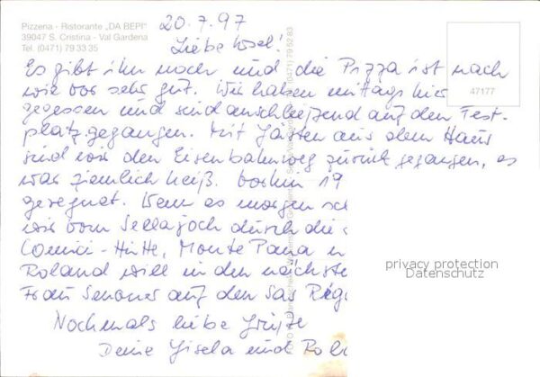 Val Gardena S. Cristina Pizzeria-Ristorante Da Bepi – Bild 2