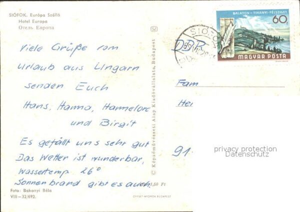 Siofok Hotel Europa – Bild 2