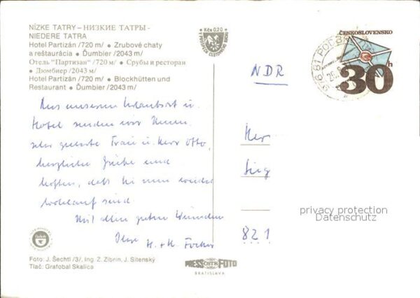 Nizke Tatry Dumbier Hotel Partizan Zrubove chaty Re – Bild 2