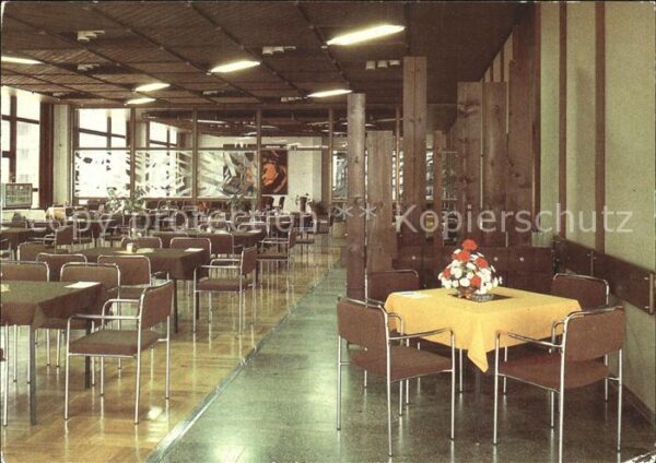 Schoeneck Vogtland FDGB Erholungsheim Karl Marx Restaurant