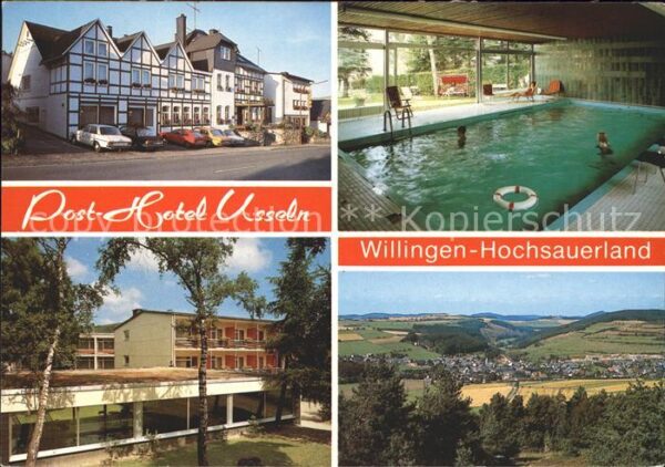 Willingen Sauerland Post-Hotel Usseln Hallenbad