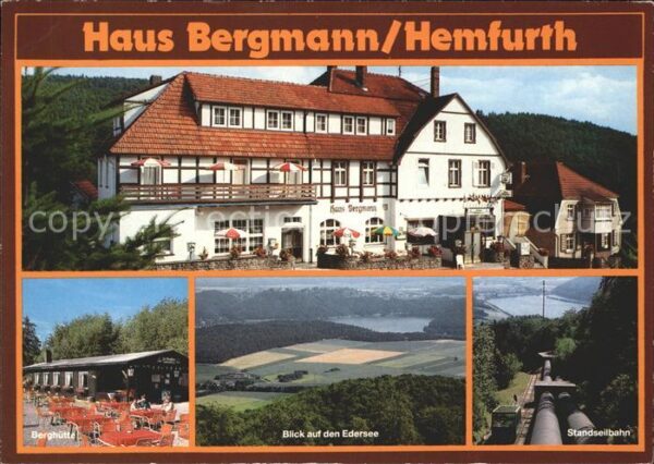 Hemfurth-Edersee Hotel-Restaurant Haus Bergmann Waldgast