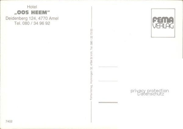 Amel Belgien Hotel Oos Heem – Bild 2