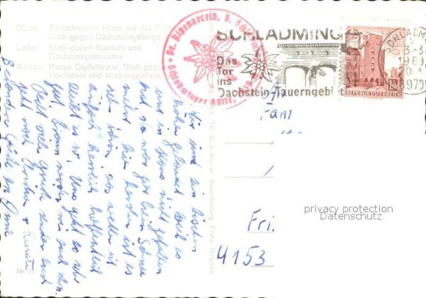 Schladmingerhuette Dachsteingebirge Planei Gipfelkreuz Höc – Bild 2