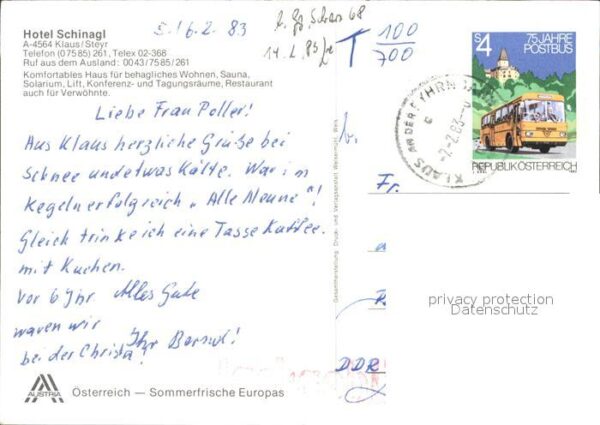 Klaus Pyhrnbahn Hotel Schinagl – Bild 2