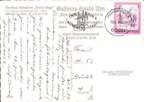 Zell Ziller Tirol Gasthaus Grindlalm Enzian-Sepp – Bild 2