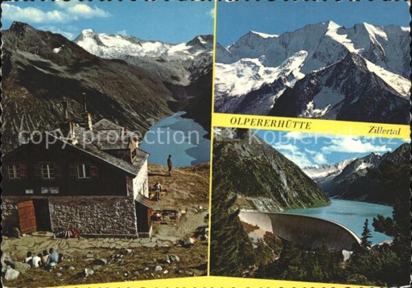 Zillertal Tirol Olpererhütte Sektion Berlin DAV Schlege