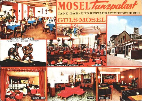 Guels Koblenz Mosel Tanzpalast Femina-Bar Foyer Sekt-