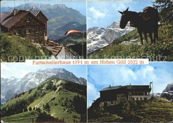 Purtschellerhaus Hoher Goell Hoher Göll Untersberg Hüttenmuli Eckers