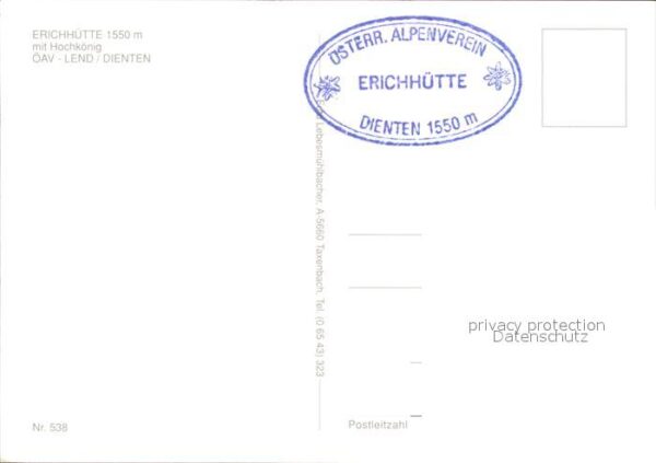 Dienten Hochkoenig Erichhütte ÖAV-Lend – Bild 2