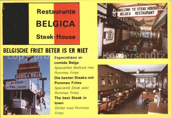 Playa del Ingles Restaurante Belgica Steak House Centro