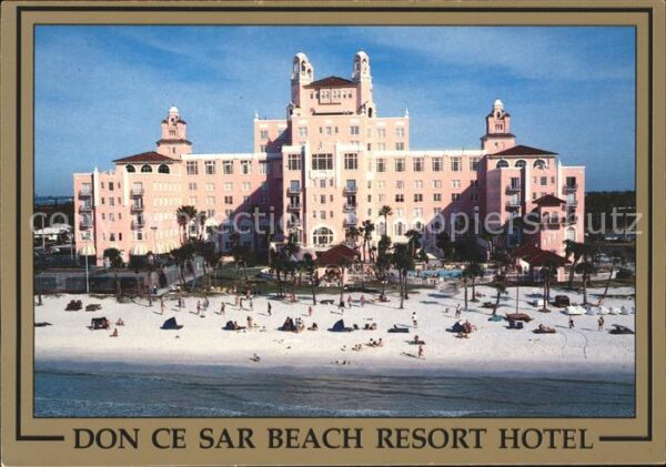 St Petersburg Florida Don Ce Sar Beach Resort Hotel Gulf of M