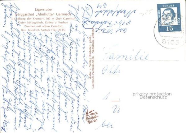 Garmisch-Partenkirchen Berggasthof Almhütte Jägerstube – Bild 2