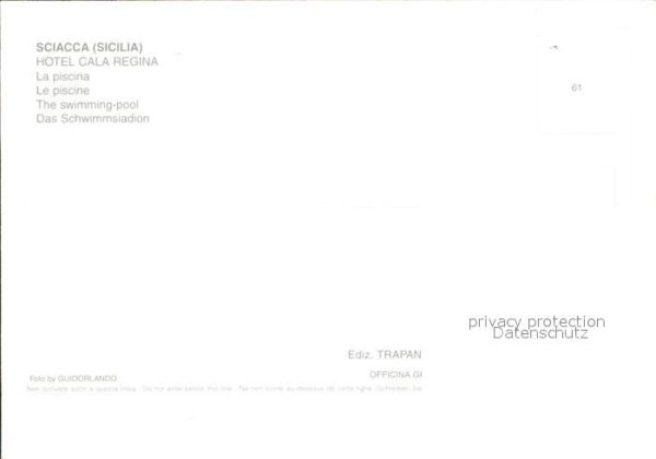 Sciacca Agrigento Hotel Cala Regina Piscina – Bild 2