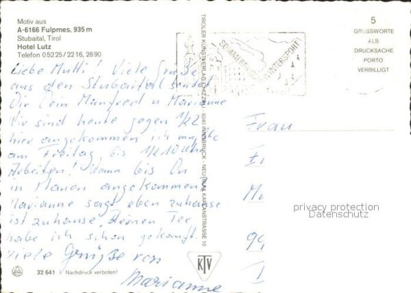 Fulpmes Tirol Hotel Lutz – Bild 2