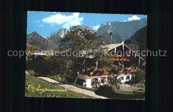 Kaisertal Hinterkaiserhof Bergbauernhof Stripsenk