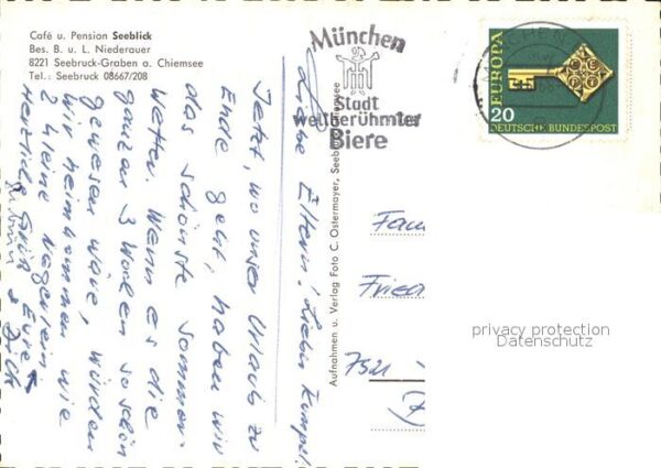 Seebruck Chiemsee Graben Cafe-Pension Seeblick – Bild 2