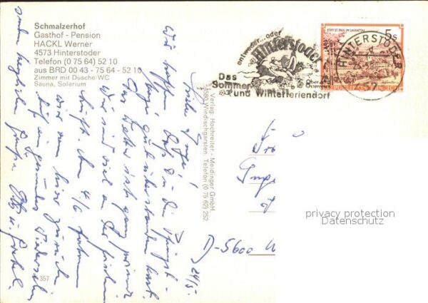 Hinterstoder Gasthof-Pension Schmalzerhof – Bild 2
