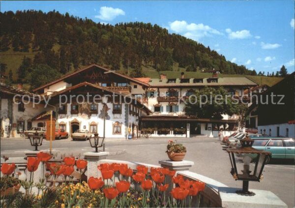 Wallgau Lüftimalerei Hotel-Gasthof Post