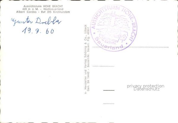 Kirchhundem Aussichtsturm Hohe Bracht – Bild 2