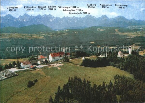 Hohenpeissenberg Brentenjoch Sebenspitze Vilserkegel