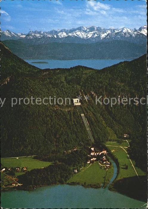 Walchensee Kraftwerk Bayernwerk Tiroler Alpen Koch