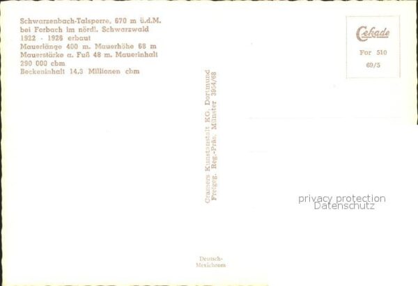 Schwarzenbachtalsperre – Bild 2