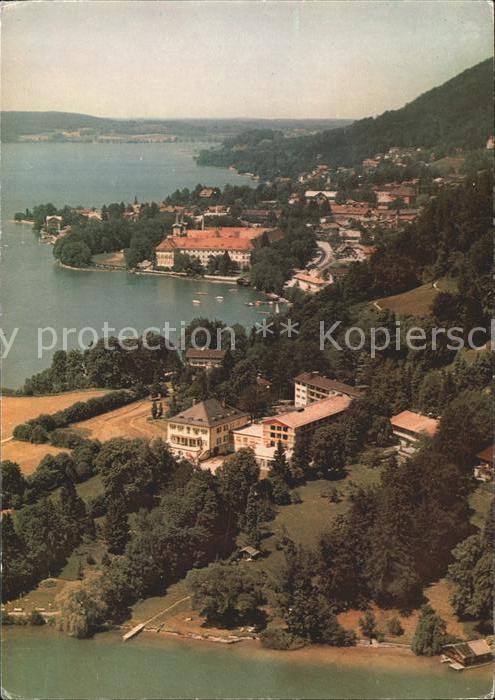 Tegernsee Sanatorium Seeheim Fliegeraufnahme