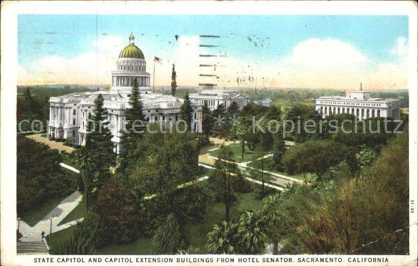Sacramento California State Capitol and Capito Extension Buil
