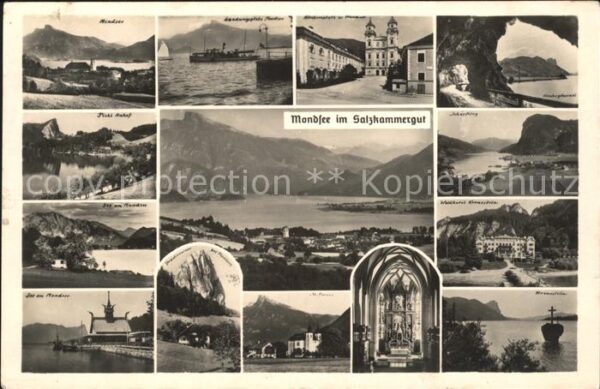 Mondsee Salzkammergut Ansichten
