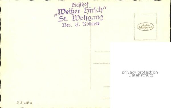 St Wolfgang Wolfgangsee Gasthaus Weisser Hirsch – Bild 2