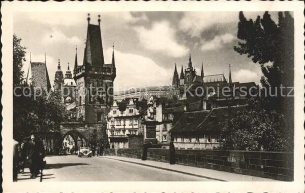 Prag Prahy Prague Kleinseiler Brückenstürme