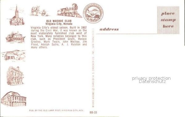 Virginia City Nevada Old Washoe Club Bar – Bild 2