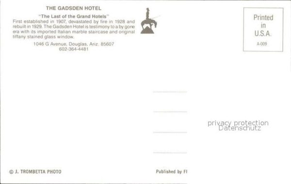 Douglas Arizona The Gadsden Hotel – Bild 2
