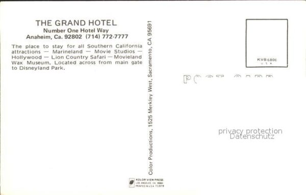 Anaheim Grandhotelt – Bild 2